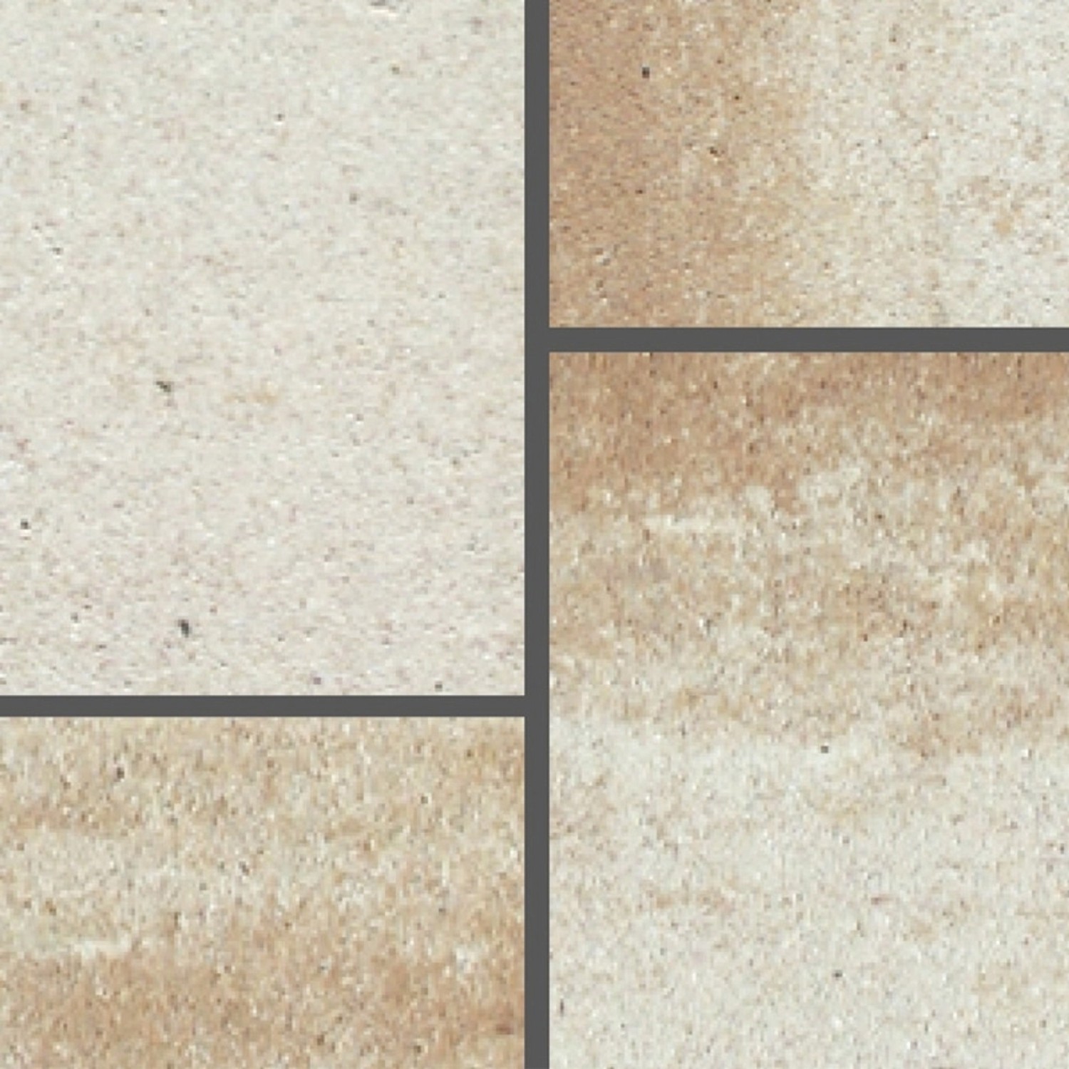 Semmelrock Zámková dlažba CityTop Grande kombi, bílo-žluto-karamelová, 6 cm