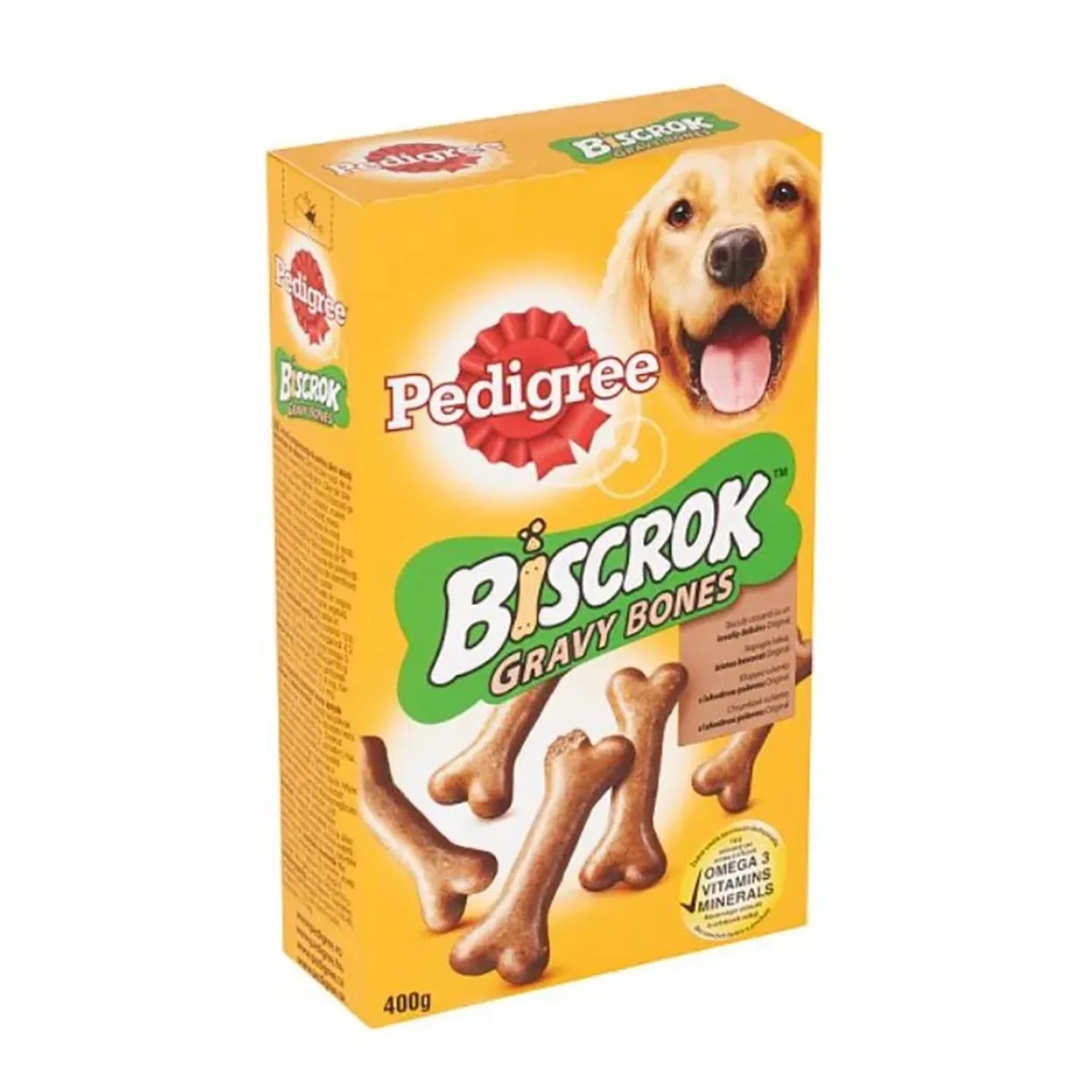 Levně Pedigree Pochoutka pro psy Biscrock Gravy Bones 400 g