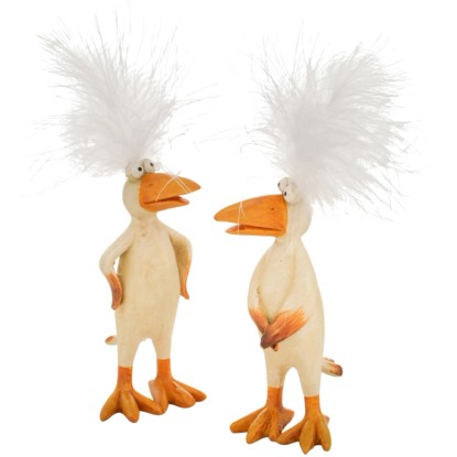 Boltze Stojací dekorace ptáka Carusy různé druhy 15 x 5 x 6 cm