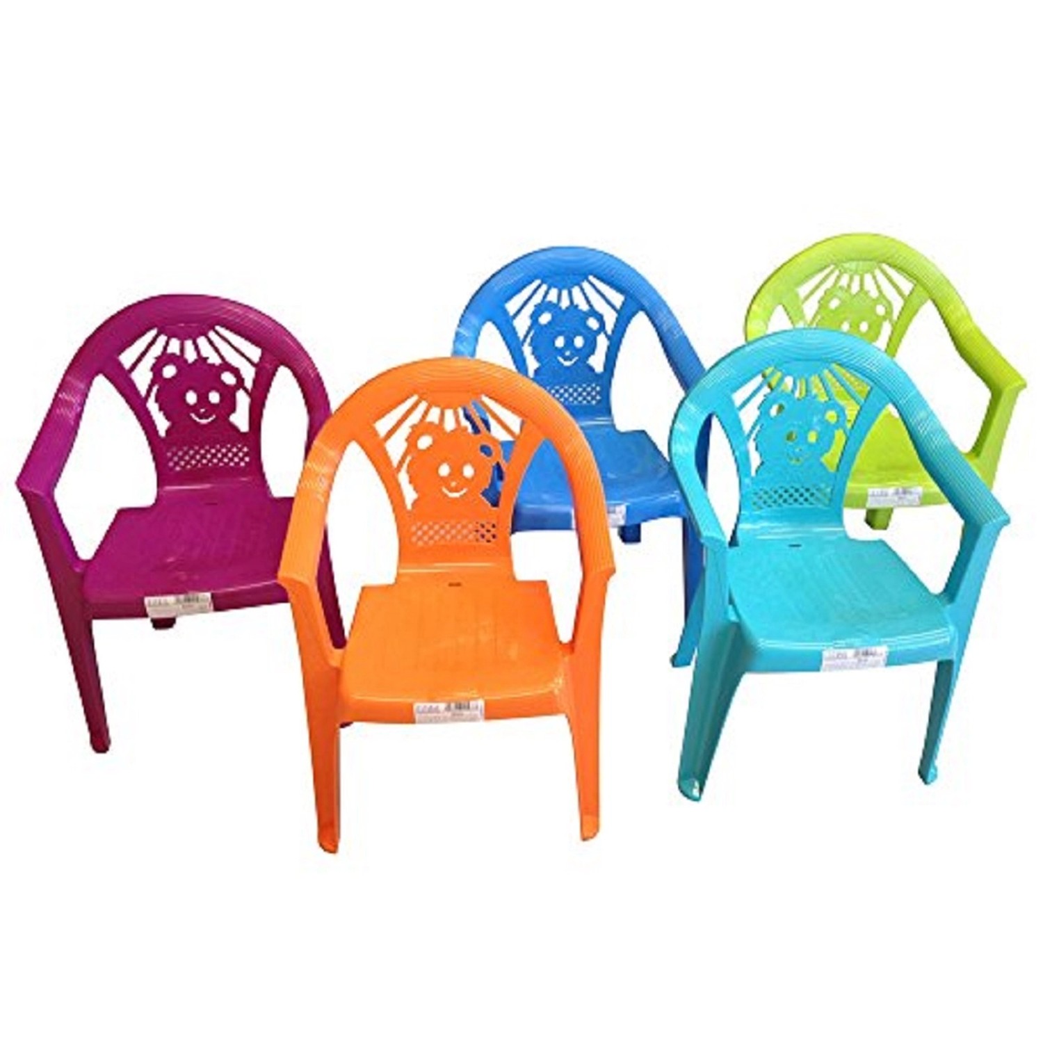 IDEA Dětská plastová židlička Baby Bear různé barvy 55 x 36 x 36 cm