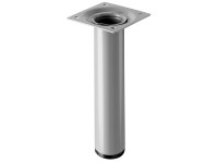 Hettich Nábytková noha kulatá, vzhled hliníku, pr. 30 x 150 mm