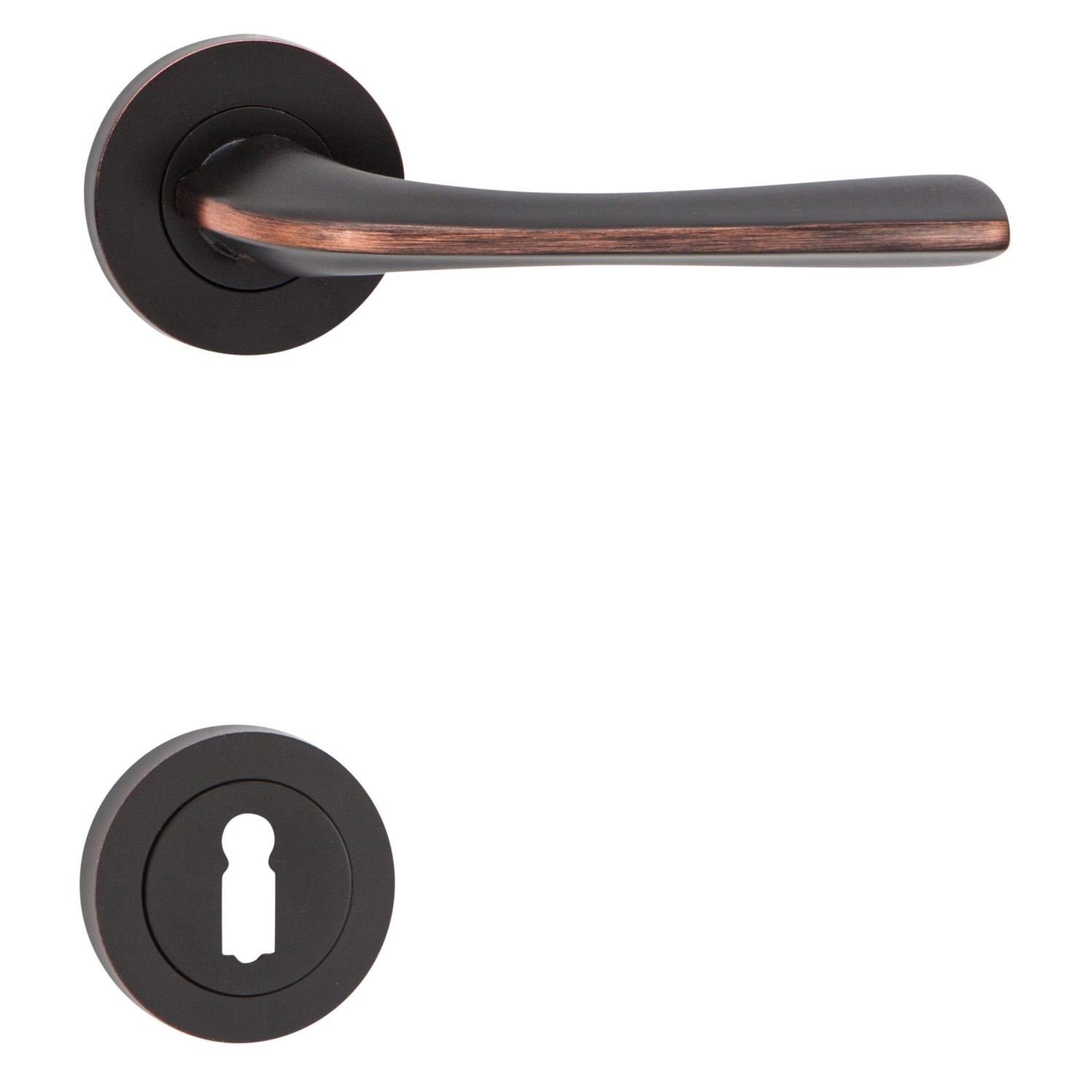 Cobra Rozetové dveřní kování Altea-R BB, nikl černý