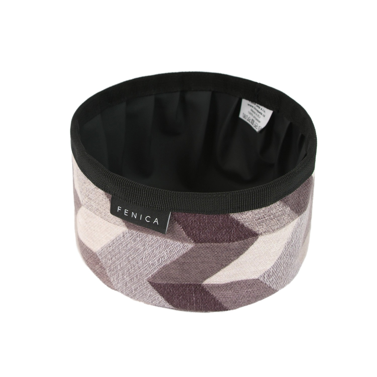 Fenica Cestovní miska 16 cm, černá