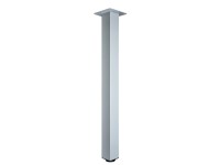 Hettich Noha stolu, vzhled hliníku, 60 x 60 x 700 mm