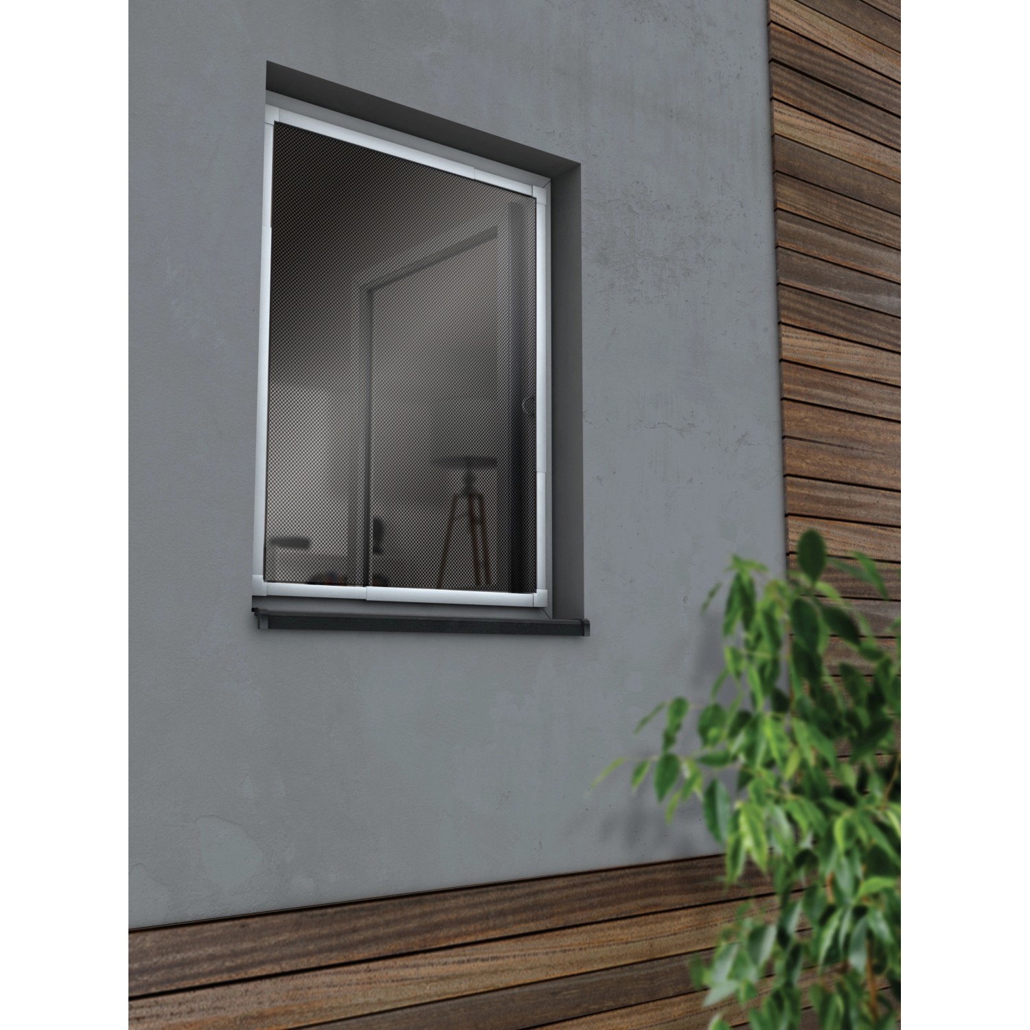 OBI Hliníkový teleskopický rám se sítí do okna 120 x 140 cm bílý