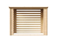 Timbela Dřevěný přístřešek na dřevo M202, 216 x 118 cm