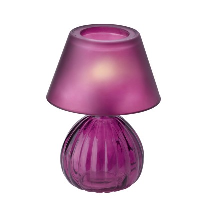 LED stolní lampička fialová