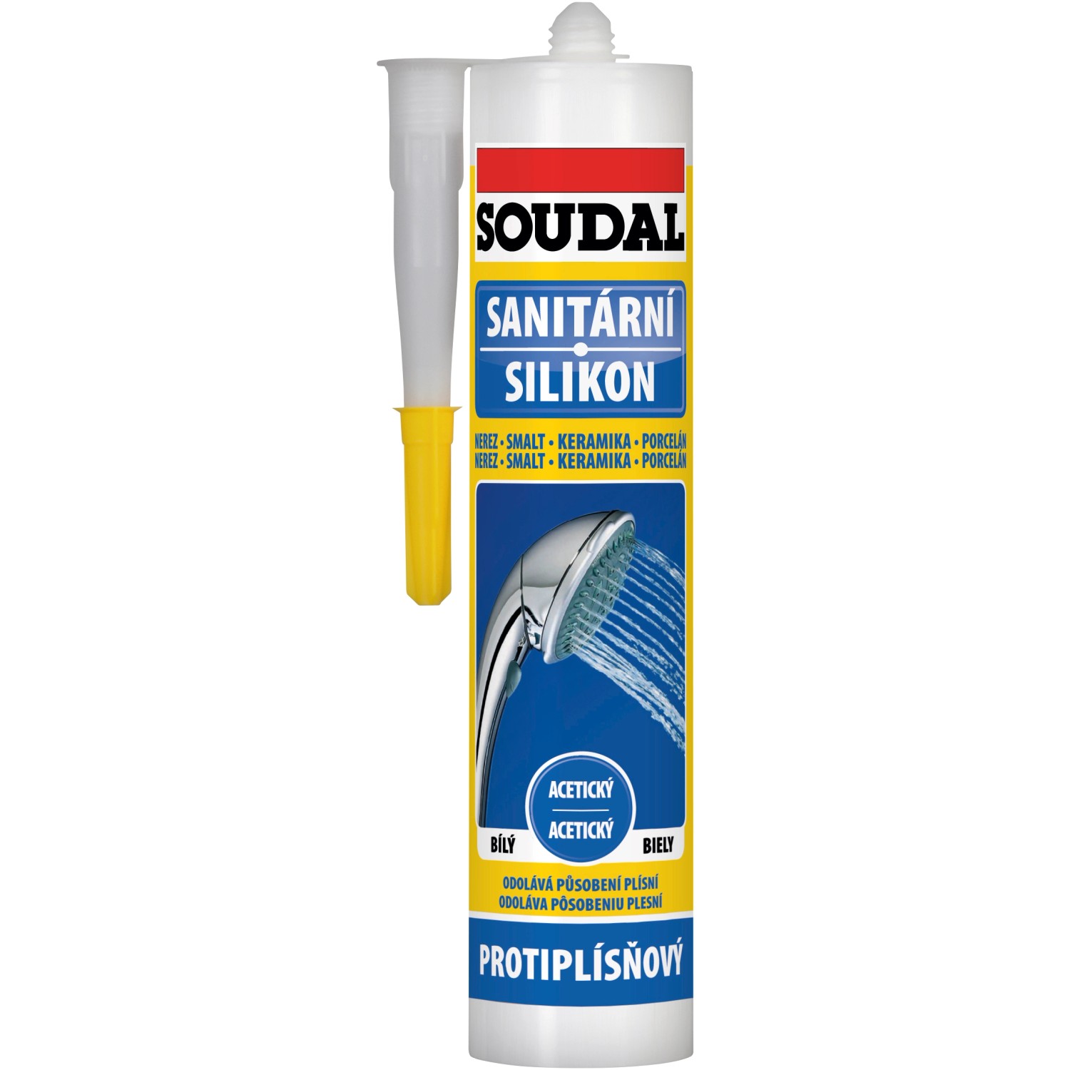 Soudal Sanitární silikon hnědý 280 ml