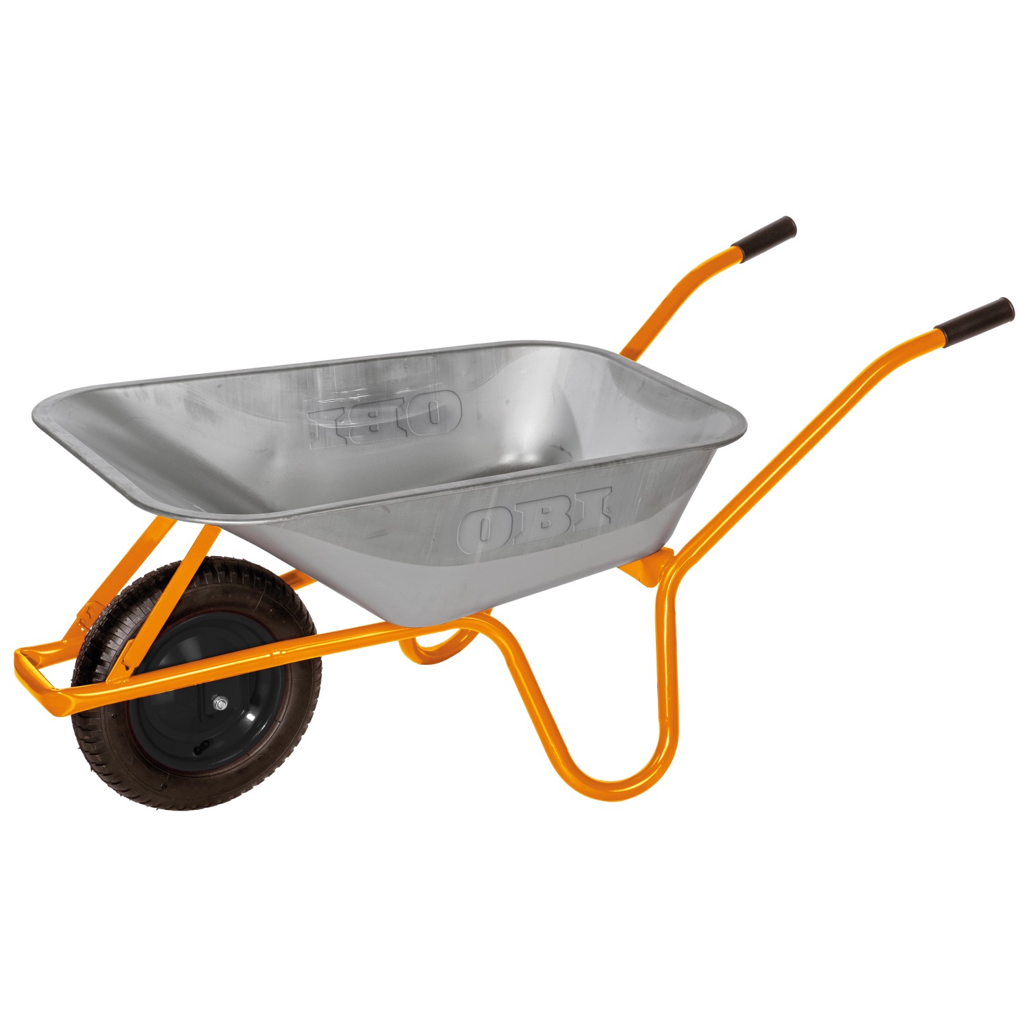 OBI Zahradní kolečko Basis 85 l 134 x 62 x 57 cm