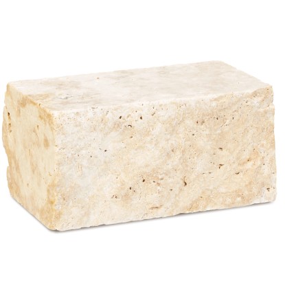 Euro Stone Travertinová cihla omílaná, Ivory Classic, 15 x 20 x 35 cm