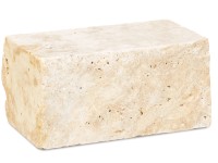 Euro Stone Travertinová cihla omílaná, Ivory Classic, 15 x 20 x 35 cm