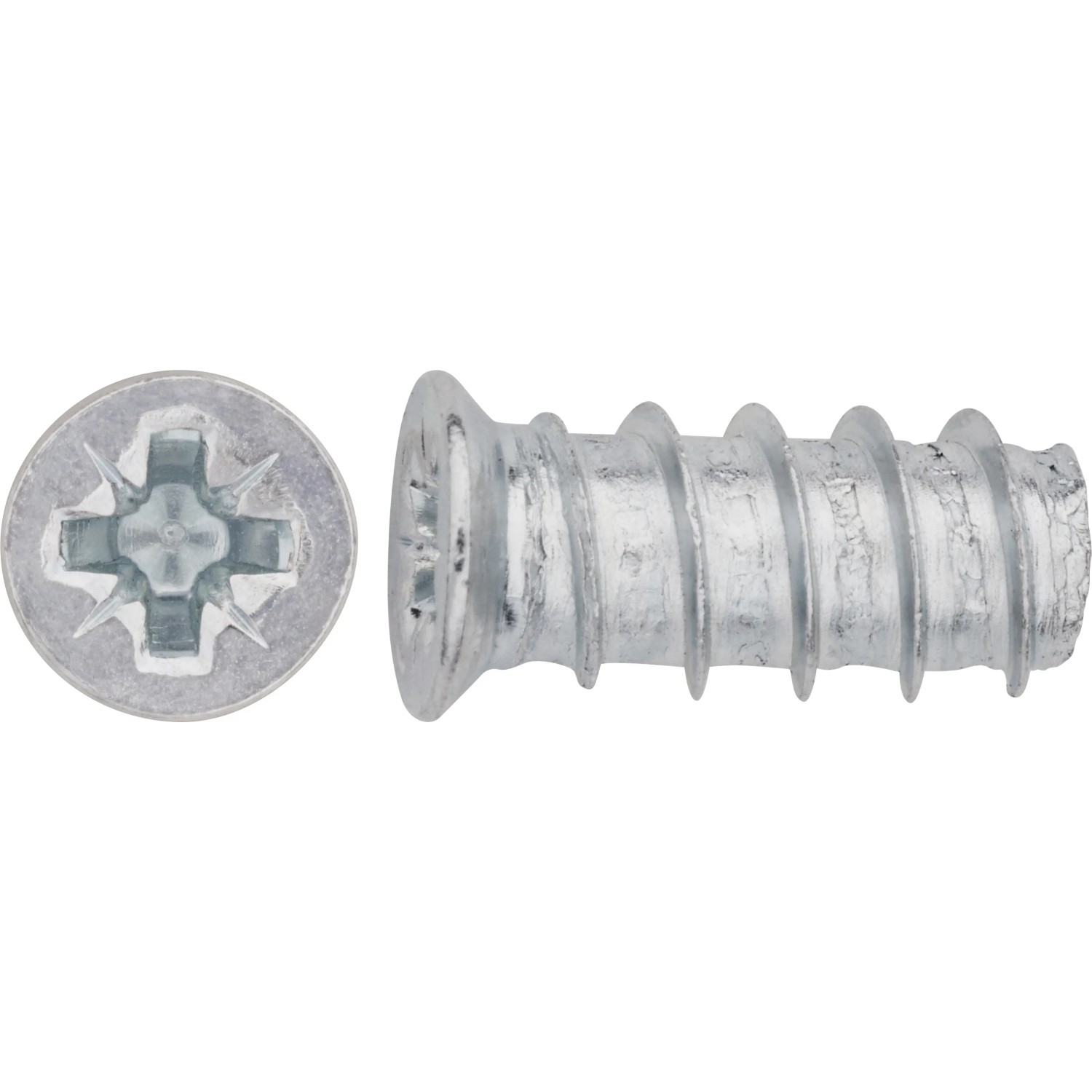 Eurošroub se zápustnou hlavou TX20 bíle pozinkovaný 6 x 13 mm, 20 ks