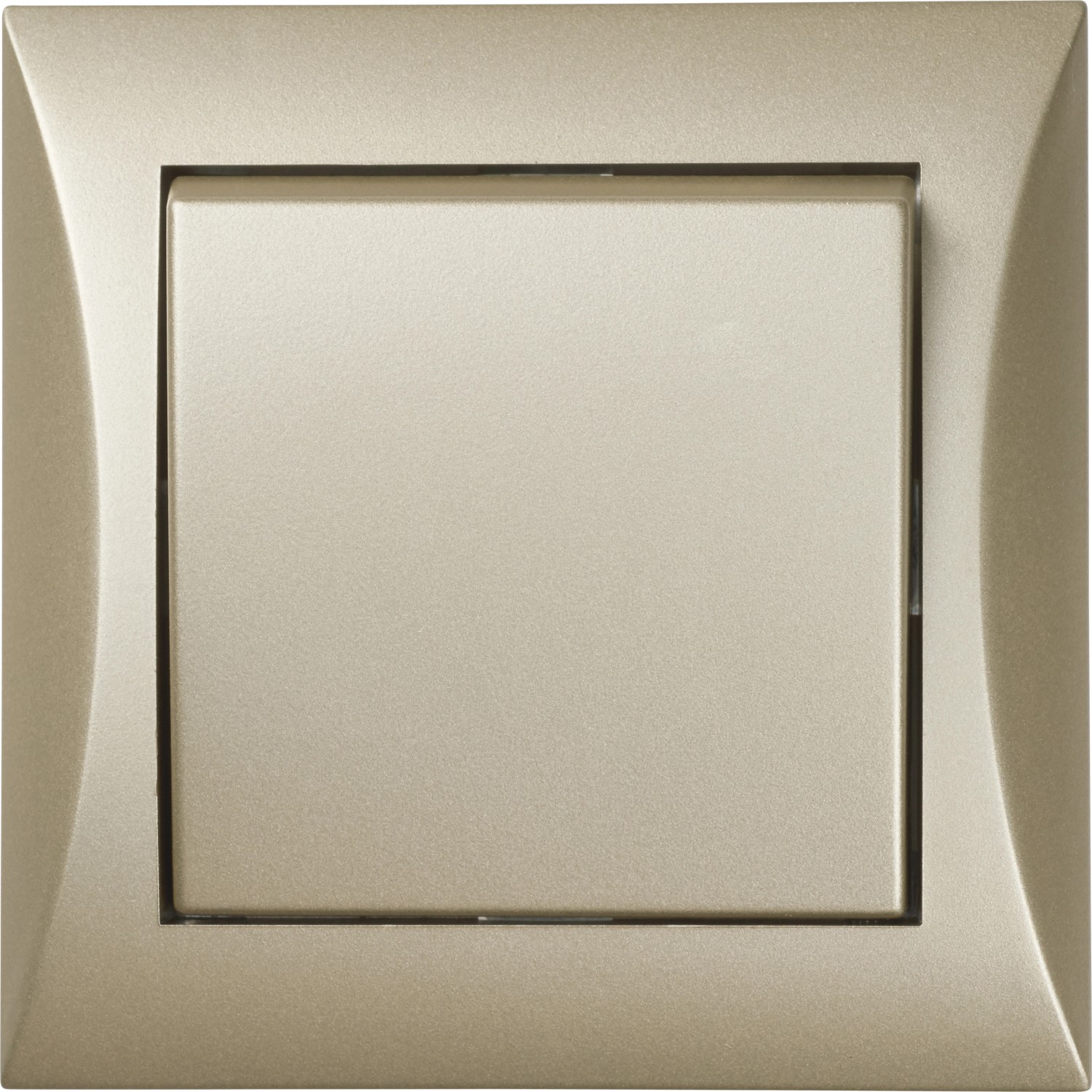 OBI Přepínací vypínač champagne metalíza