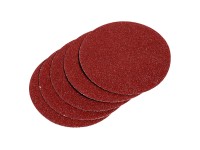 LUX-TOOLS Brusný kotouč bez otvorů K40, pr. 115 mm, 5 ks