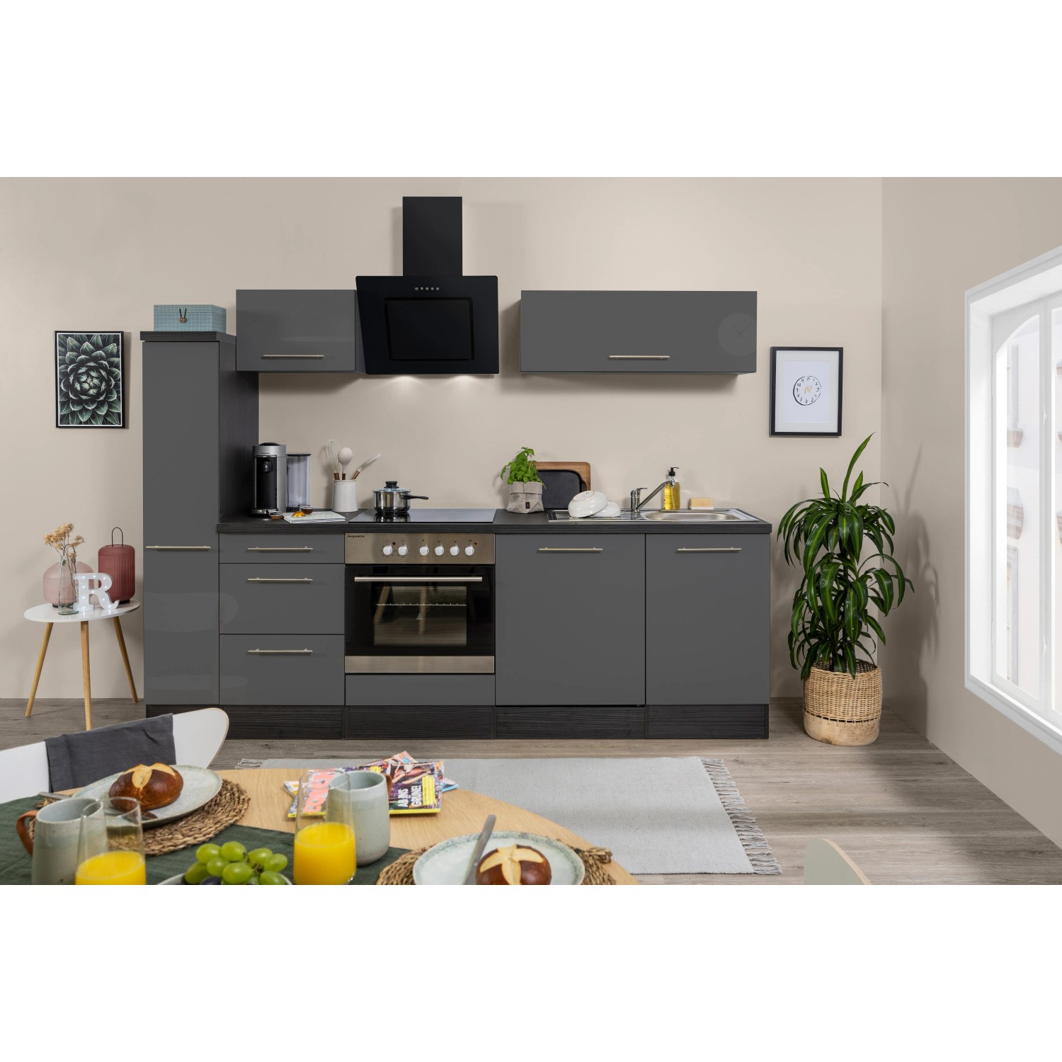 Luxus Kchenzeile 250 Cm Bild