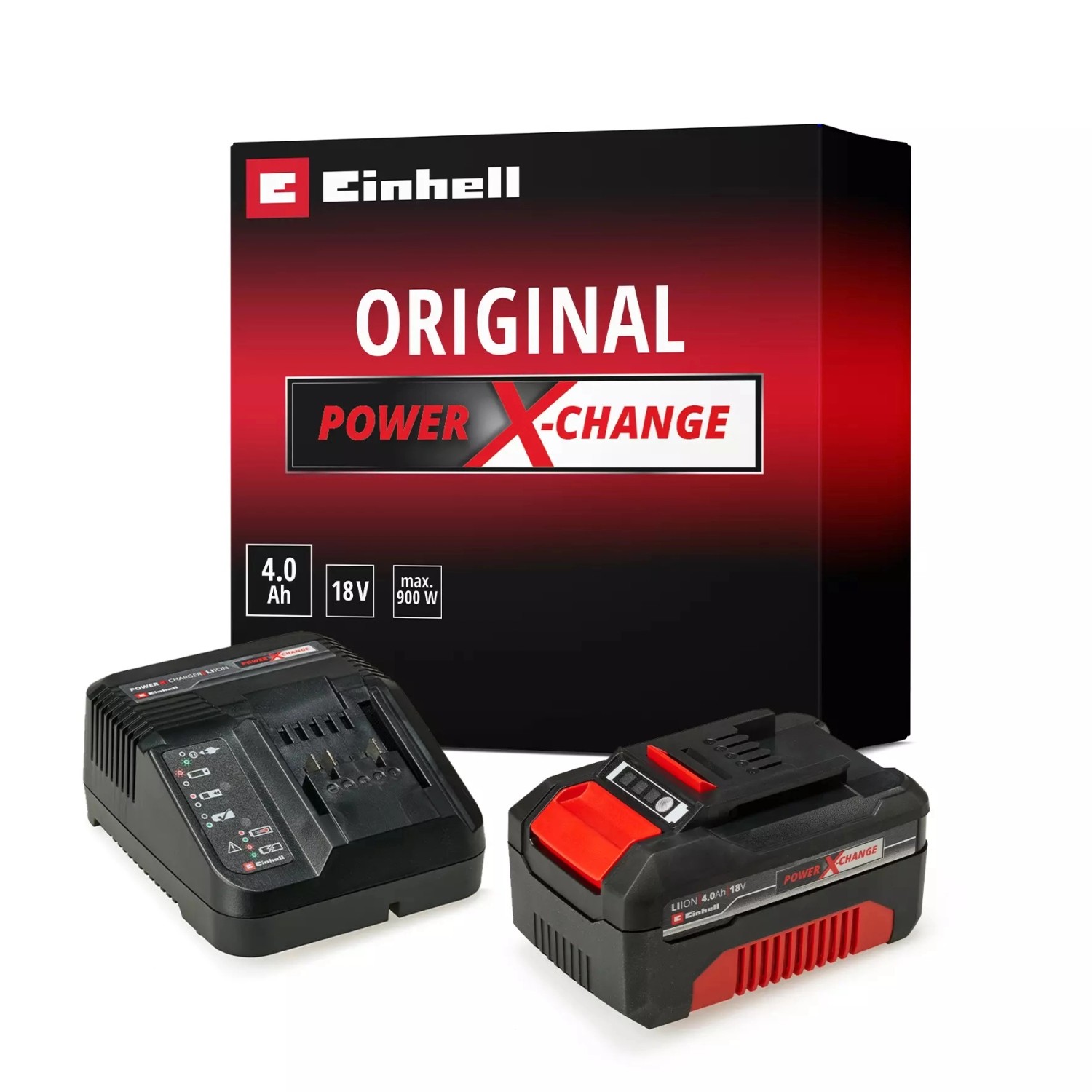 Akumulátor + nabíječka Einhell Power X-Change 18 V 4 Ah