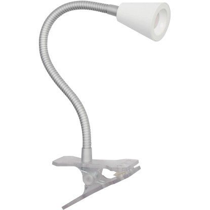 LED svítidlo se skřipcem bílé by jedi 30 cm
