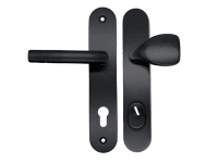 COBRA Ochranné štítové dveřní kování C101 PZ90 LI/RE překrytka,černá