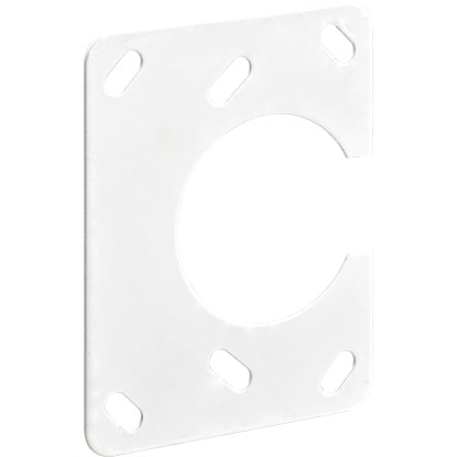 Hettich Opravná destička pro skryté panty, bílá, pr. 35 mm