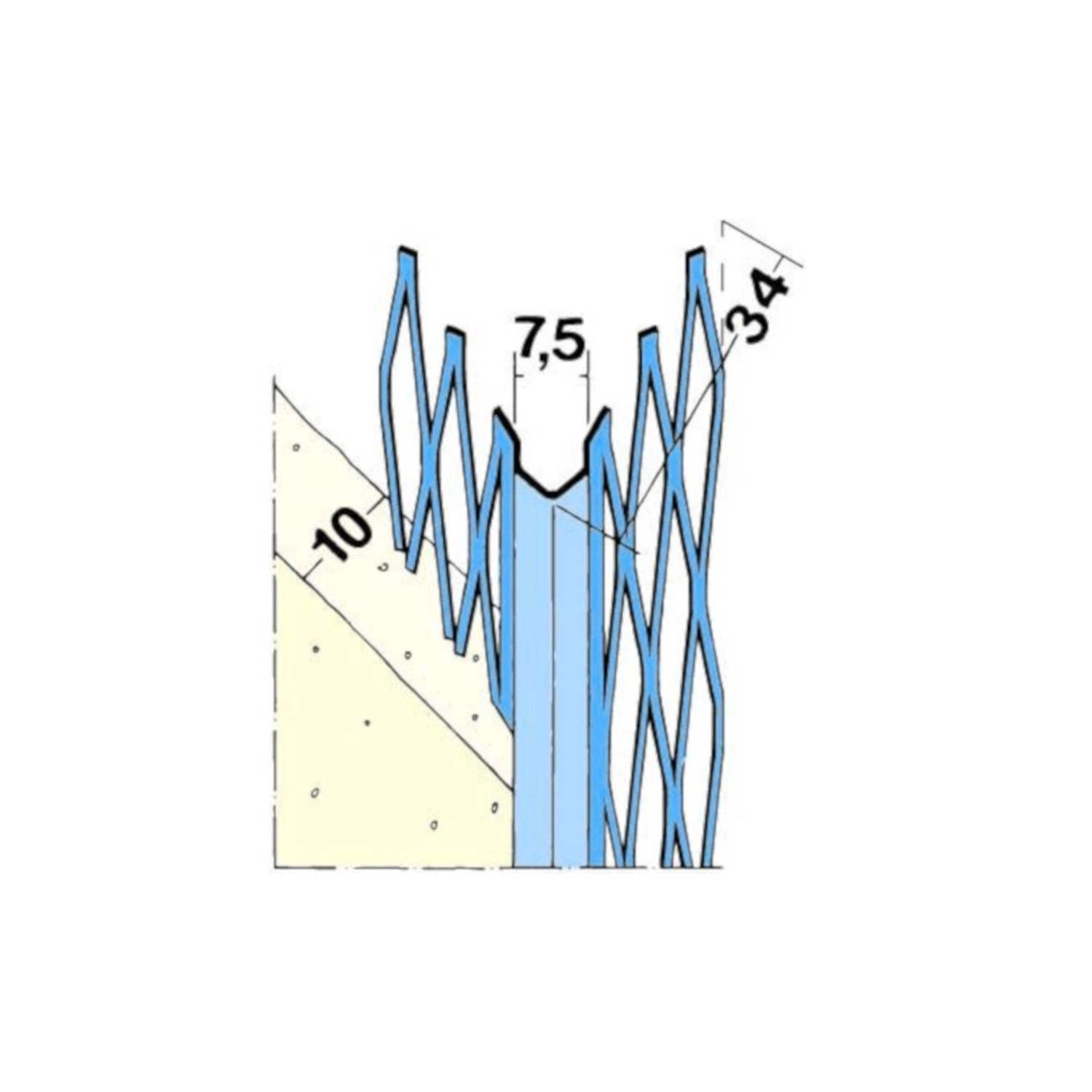 Den Braven Roh ostrý pozinkovaný 10 mm