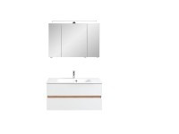 Pelipal Set koupelnového nábytku 329 Mila-zrc.skříňka+skříňka+um., bílá, 107 cm