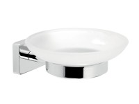 Novaservis Nástěnná mýdlenka Ferro Greta, chrom/sklo