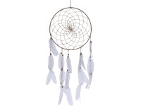 Koopman Lapač snů jutový s pírky 33 x 0,5 x 90 cm