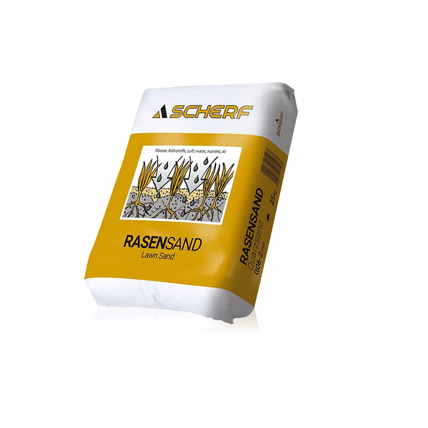 SCHERF Trávníkový písek (křemenný) 0,06-2 mm, 25 kg