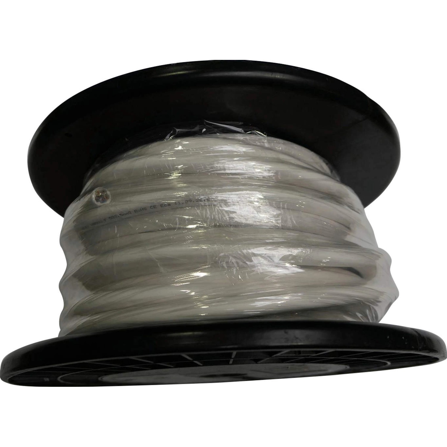 Silový kabel H05VV-F 5Gx2,5 mm, bílá (cívka) - metráž