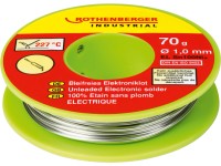 ROTHENBERGER Bezolovnatý pájecí drát Elektroniklot, EL Sn100Ni+, pr. 1,0 mm, 70g