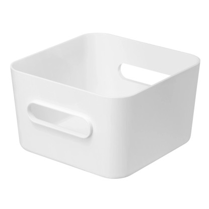 SmartStore Úložný box Compact Square M bílý 20 x 20 x 12 cm, 3,6 l