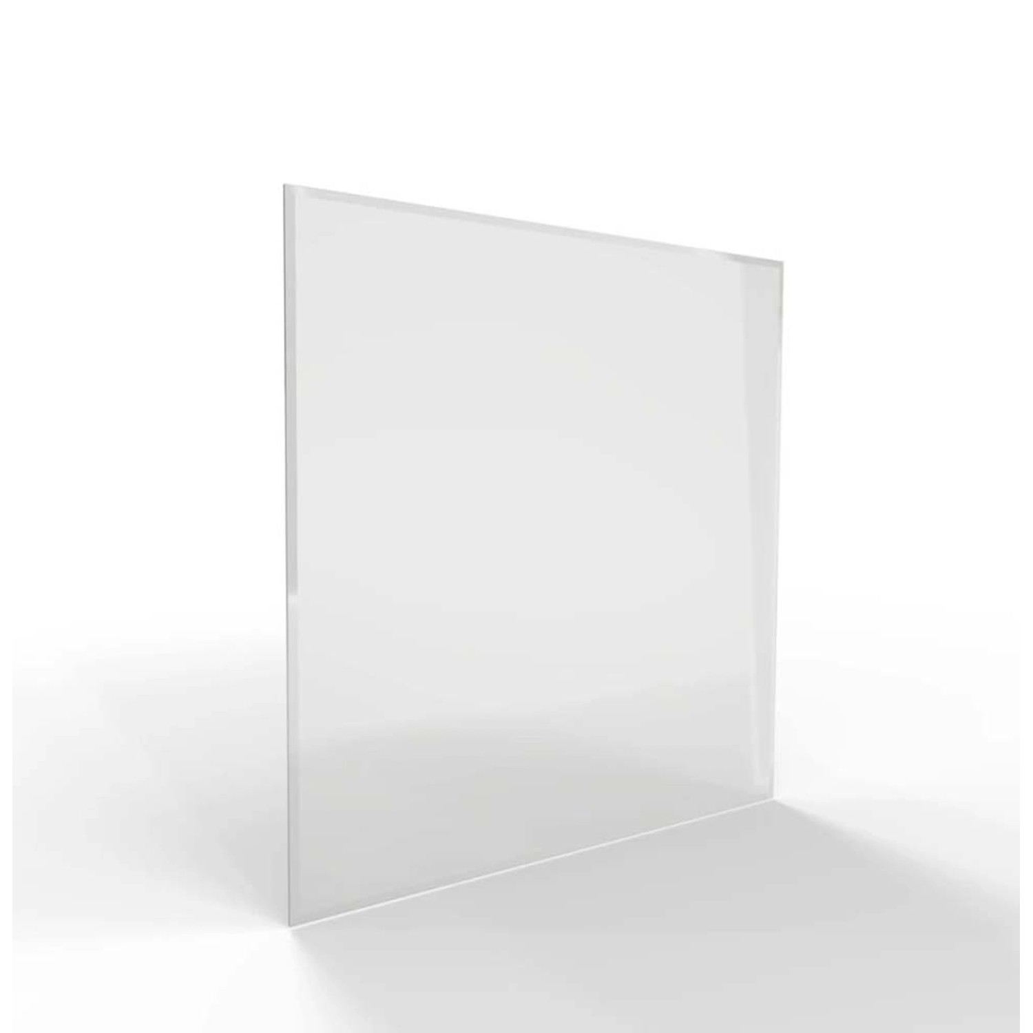 HS Flamingo Sklo pod kamna čtverec, čiré, 1000 x 1000 x 6 mm