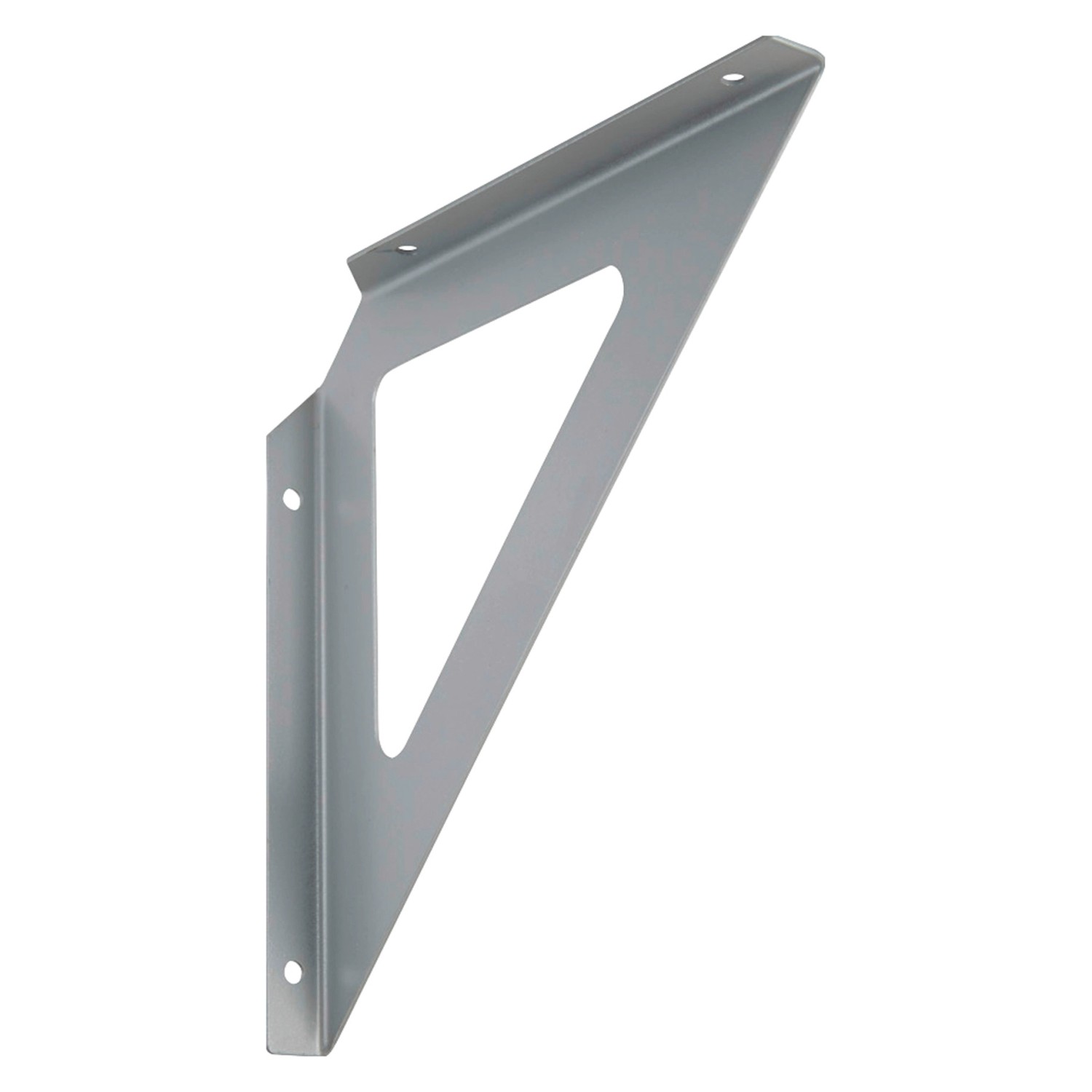 OBI Trojúhelníková konzole Nyx hliníková stříbrná 190 mm x 190 mm