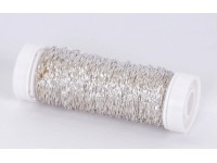 Bullion Efektní drát stříbrný délka cca 45 m tloušťka 0,3 mm