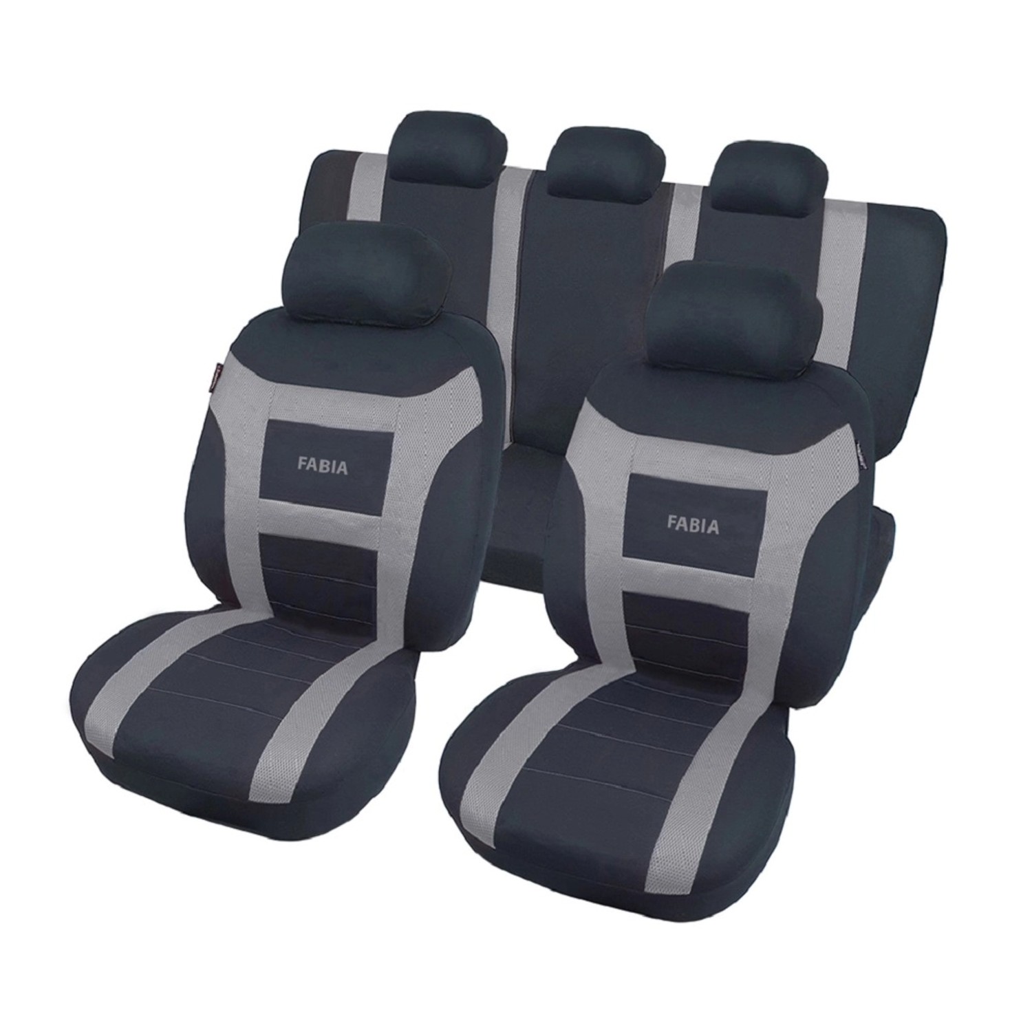 CAPPA Autopotahy ENERGY FABIA černá/šedá