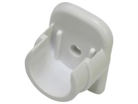 Gardinia Mezistěnový úchyt pro vitrážní tyčky, bílý, 2 ks, Ø 11/12 mm