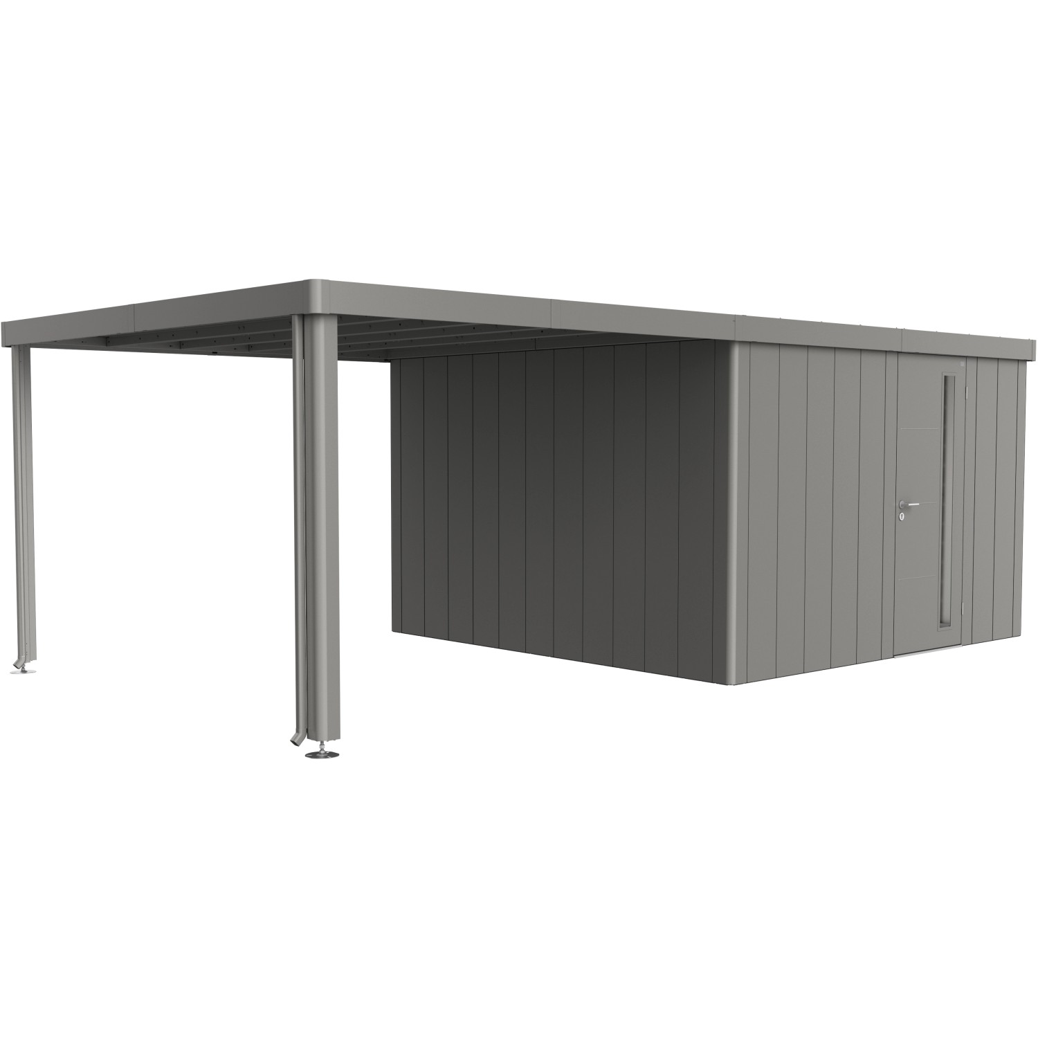 Biohort Boční střecha k zahradnímu domku Neo 4A, 4B, 4C, 4D, křemenově šedá