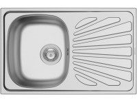 PYRAMIS Nerezový dřez CRETA 1B 1D MARGARITA hladký, 75,5 x 48 cm PYRAMIS Nerezový dřez CRETA 1B 1D MARGARITA hladký, 75,5 x 48 cm