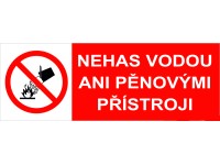 Tabulka Nehas vodou 105 mm x 37 mm