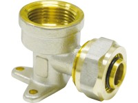 PIPETEC Závitové nástěnné koleno SFWW1604 měděné, 16x2 - Rp 1/2