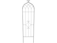 Špalír na popínavé rostliny Deko B 180 cm tmavě šedý