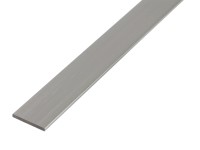 Plochá tyč stříbrná eloxovaná 2 x 15 x 1000 mm