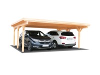 Maone Dřevěný přístřešek na auto Jakub 2, 594 x 512 cm Maone Dřevěný přístřešek na auto Jakub 2, 594 x 512 cm