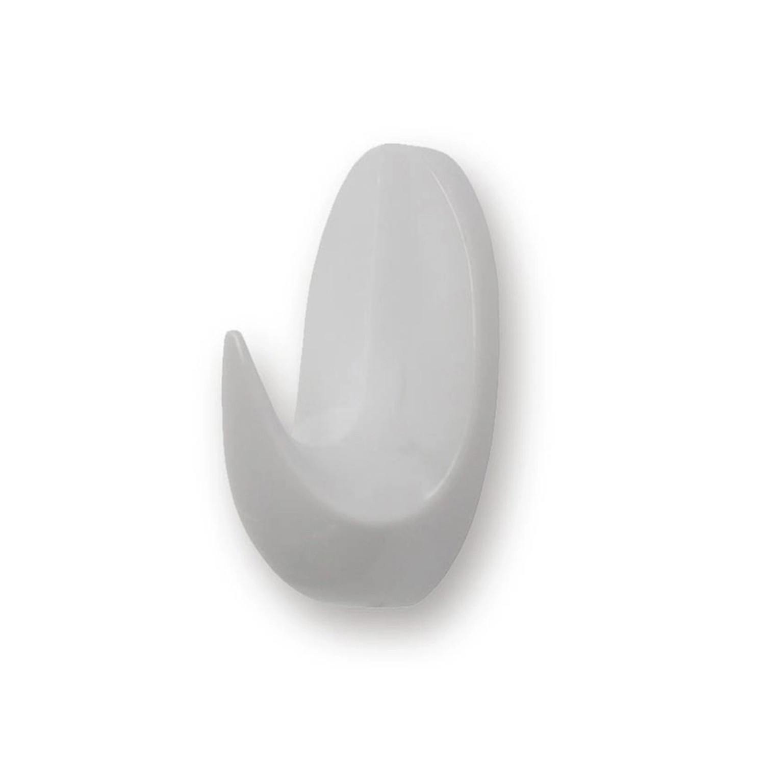 Háček H114 plast bílý 42 mm x 22 mm x 26 mm