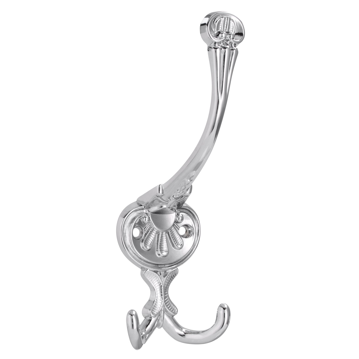 Siro Háček na kabáty 504 kovový lesklý chrom 26 mm