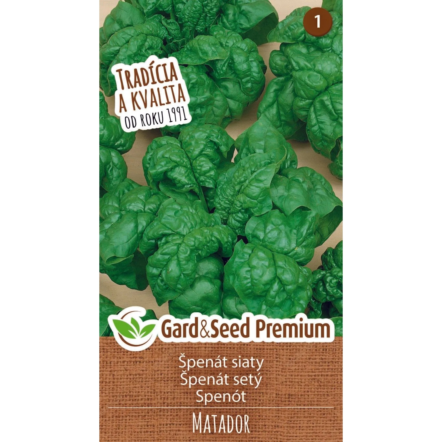 GardenSeed Premium Semínka - Špenát setý Matador