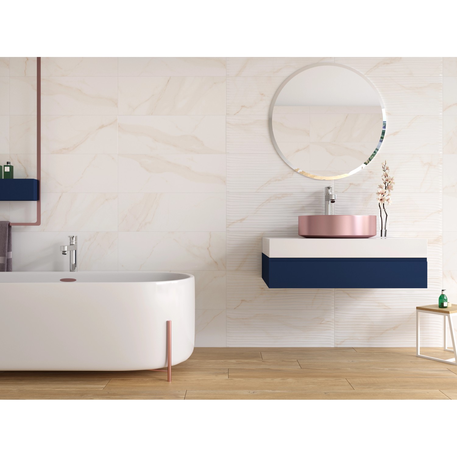 Obklad Essential Gold 25 25 x 70 cm