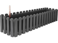 Geli Samozavlažovací truhlík Aqua Palido, antracitová, 74 x 19 cm