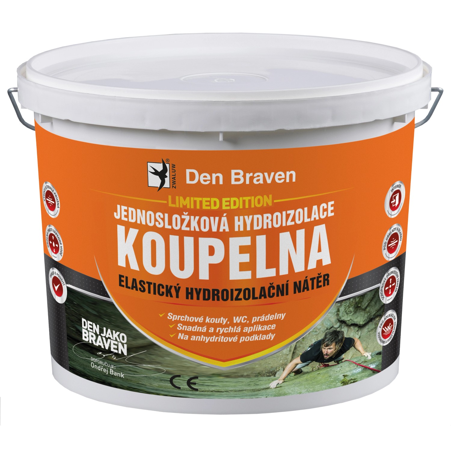 Den Braven Jednosložková hydroizolace DEBBEX KOUPELNA 13 kg