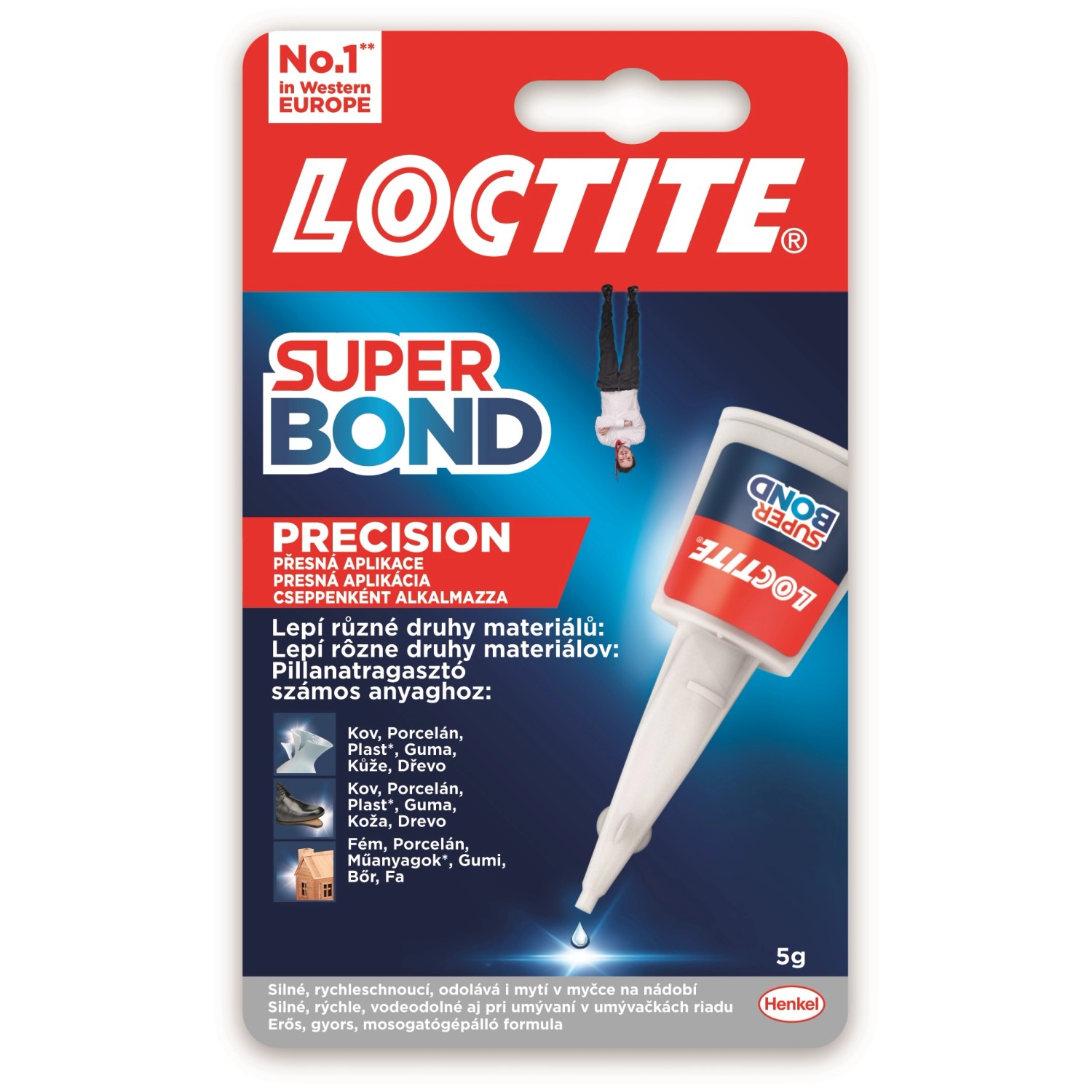 LOCTITE Vteřinové/ sekundové lepidlo SUPER BOND PRECISION 5 g